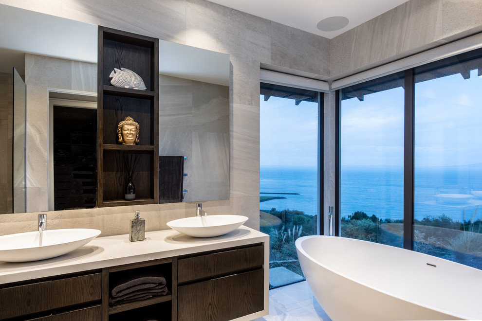 Matakatia - Tropical - Bathroom - Auckland - by Masonry Design ...