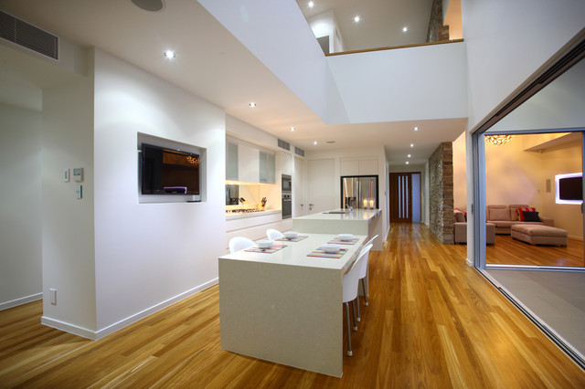 Mooloolaba House contemporary-kitchen