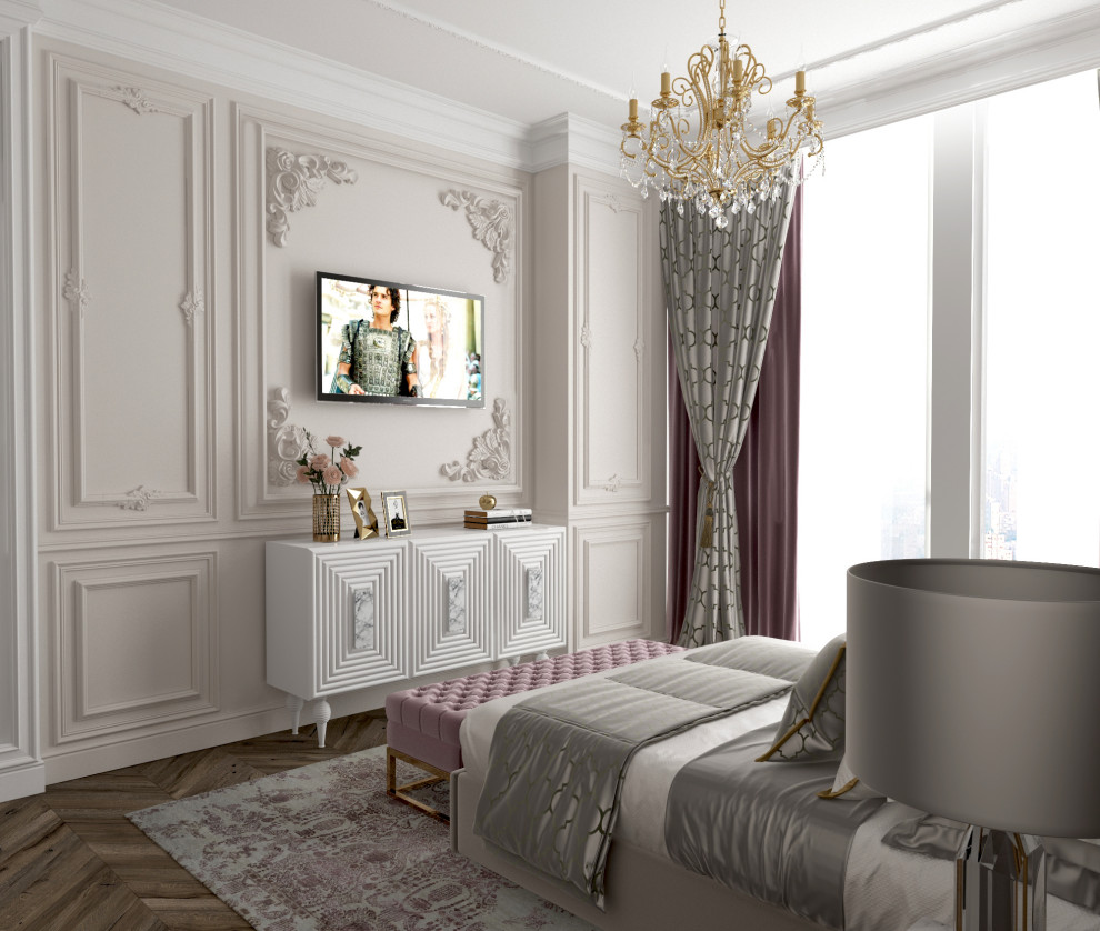 Классический интерьер в Москва Сити