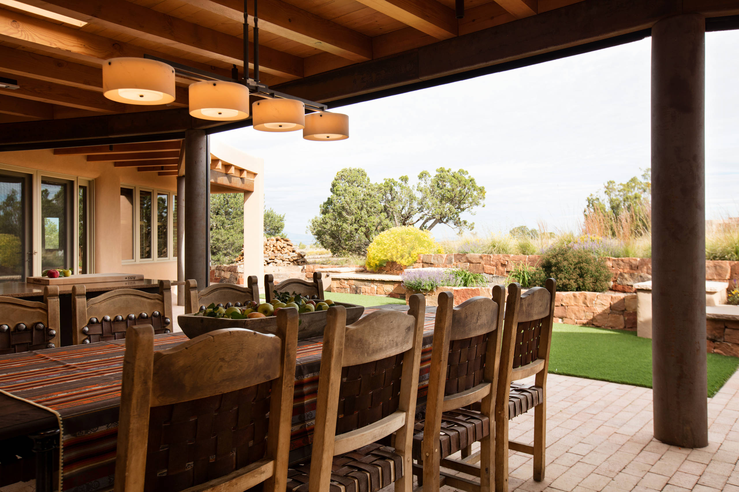 Room with a View: Outdoor Lounge and Kitchen