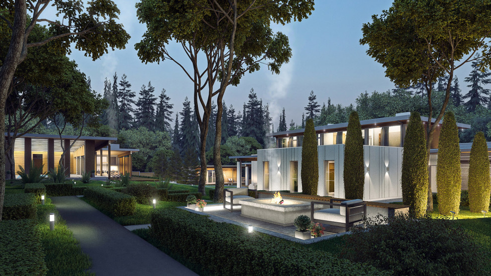 Вилла в дубовом лесу