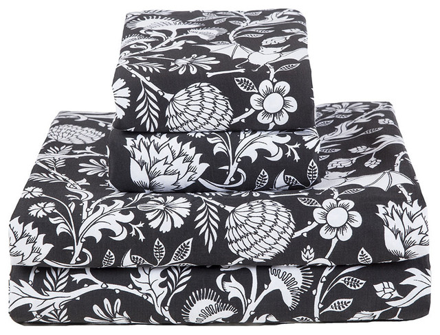 Bedding Linen Home Textiles Black And White Elysian Fields