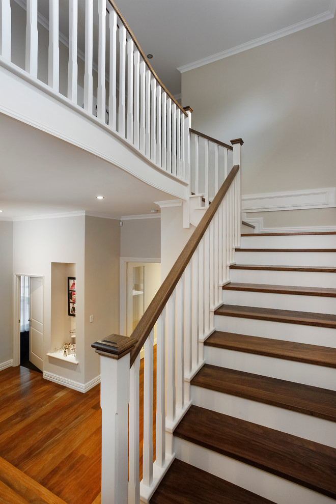 This is an example of a traditional staircase in Perth.