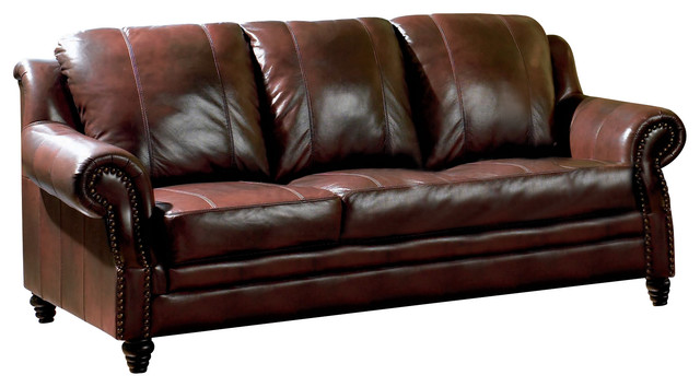 Coaster Princeton Leather Sofa