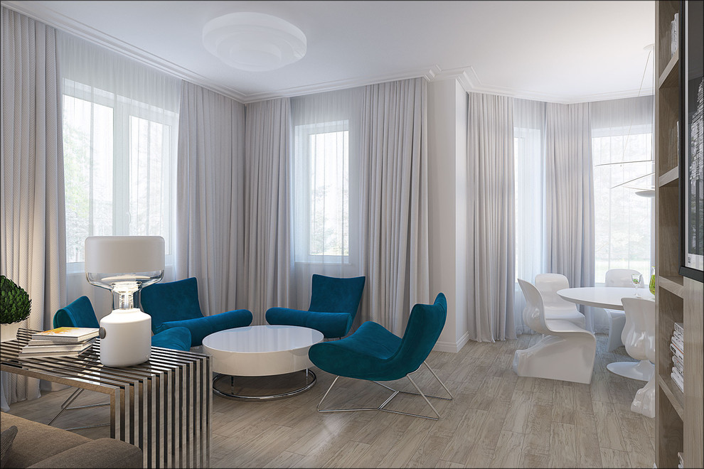 Pure and refined white kitchen