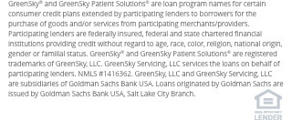 Greensky financing
