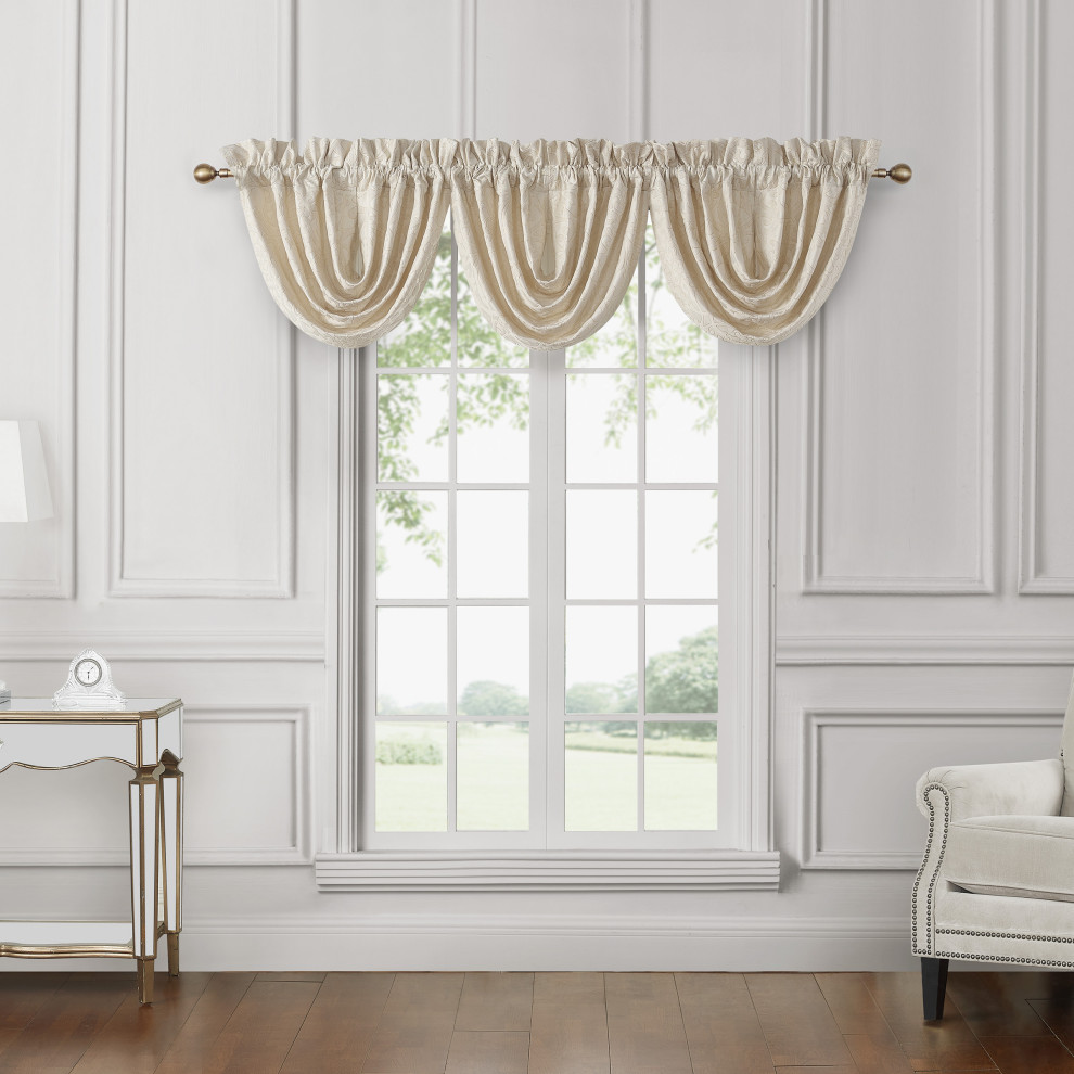 Waterford Valetta Waterfall Valance Traditional Valances by BCP