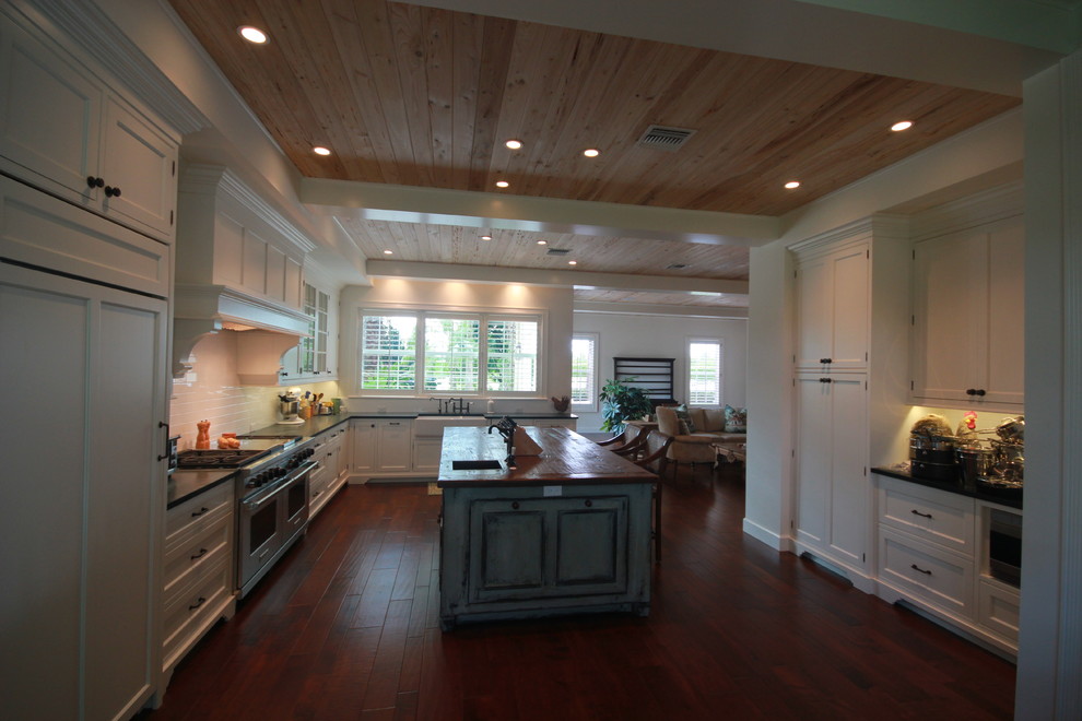 Kitchen - transitional kitchen idea in Miami