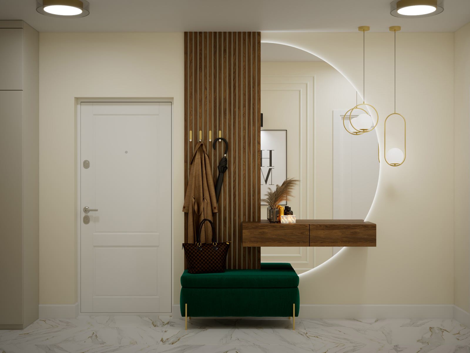 Современный жилой интерьер