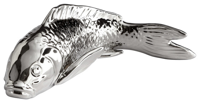 Swimmingly Sweet Sculpture, Chrome