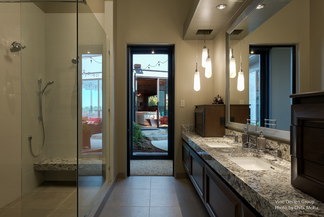 Gig Harbor, Washington  | Vine Design Group contemporary-bathroom