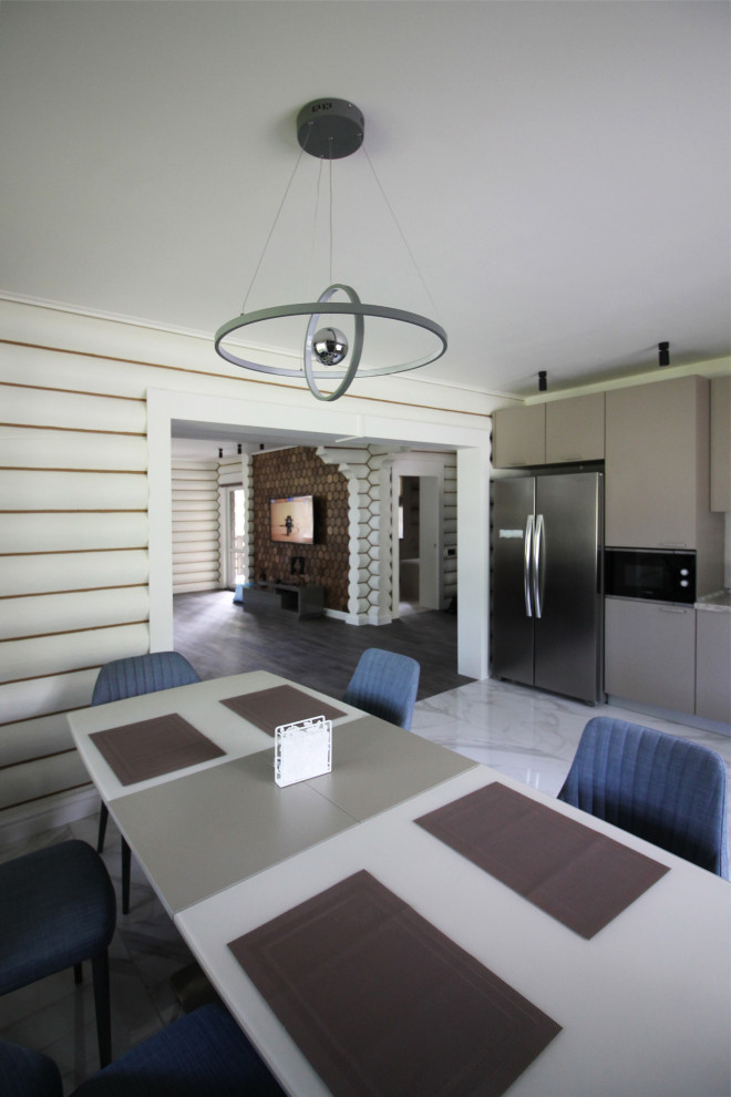 Срубовой коттедж 38 в п.Рощино, Ленинградская обл. Царство-Королевство