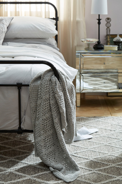 Vibe Queen Bed Frame (Black) shabby-chic-style-bedroom