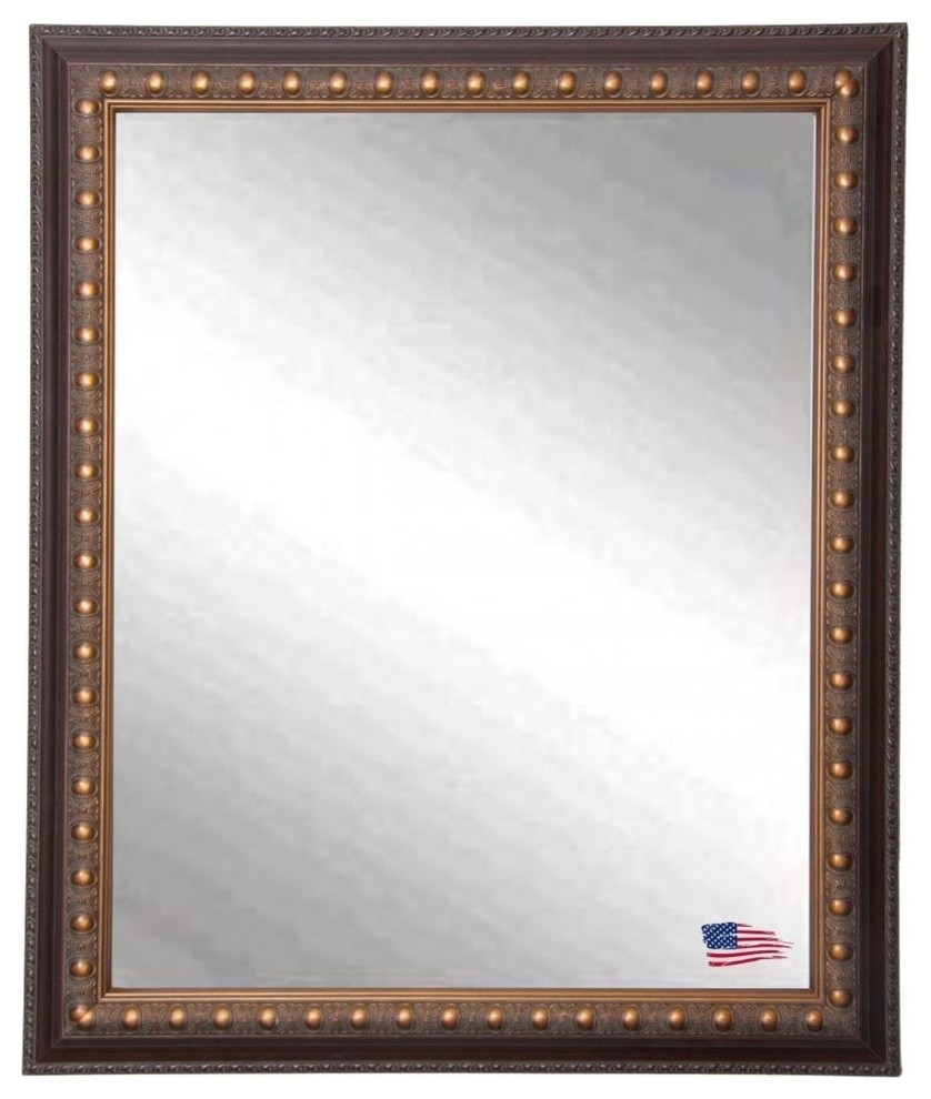 American Made Traditional Cameo Bronze Full Length Mirror