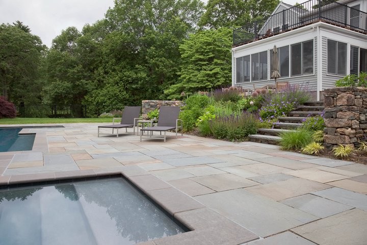 Photo of a contemporary pool in Boston.