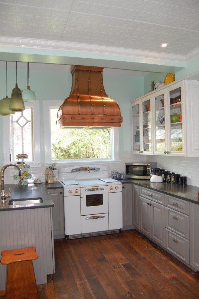 Gray Painted Kitchen Cabinets - Farmhouse - Kitchen - New ...