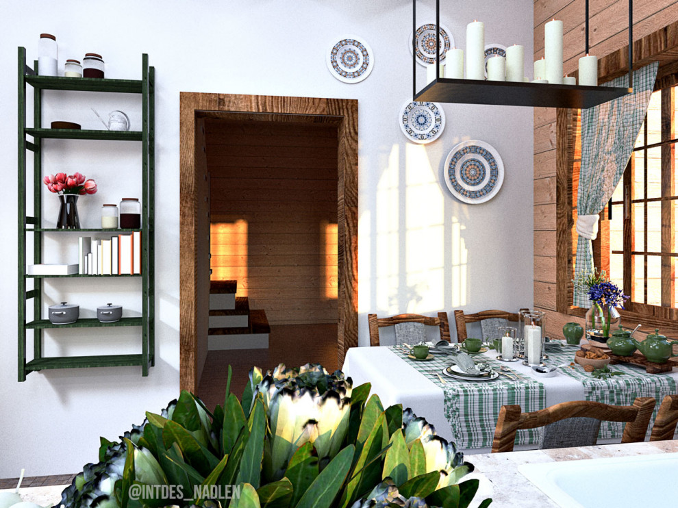 Шале в доме из клееного бруса