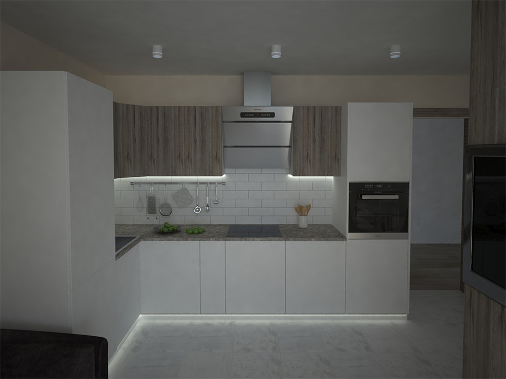 Самара, ул. Гая. Дизайн-проект квартиры для семьи с двумя детьми.