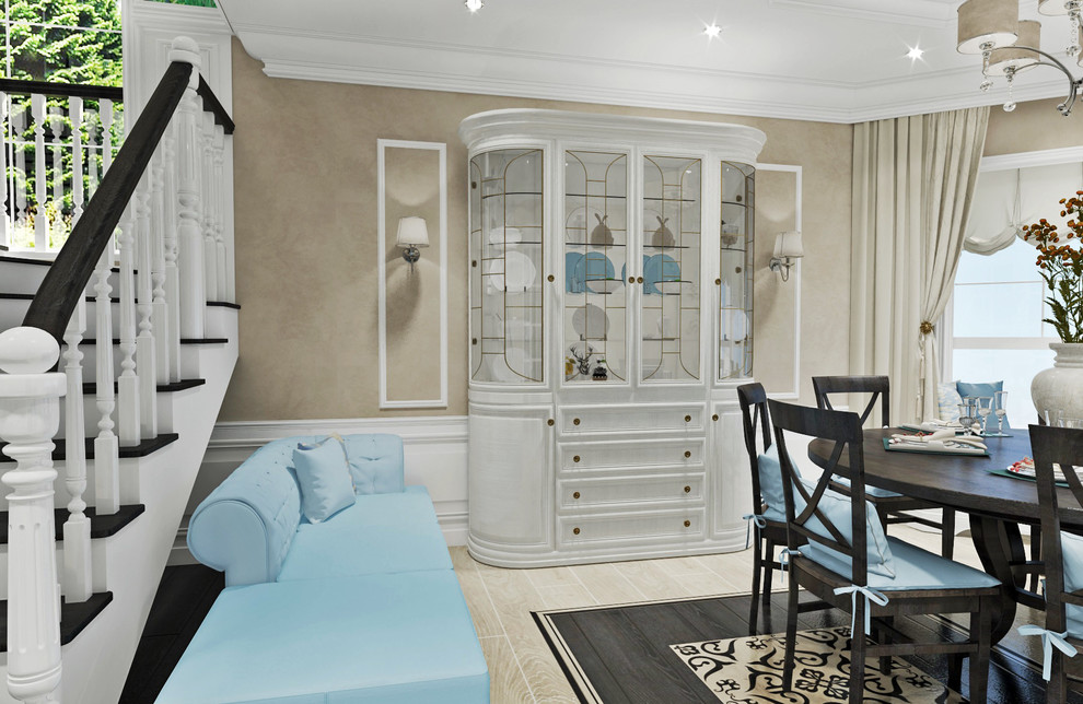 Гостиная и столовая в современном стиле