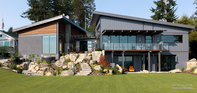 Gig Harbor, Washington  | Vine Design Group contemporary-house-exterior