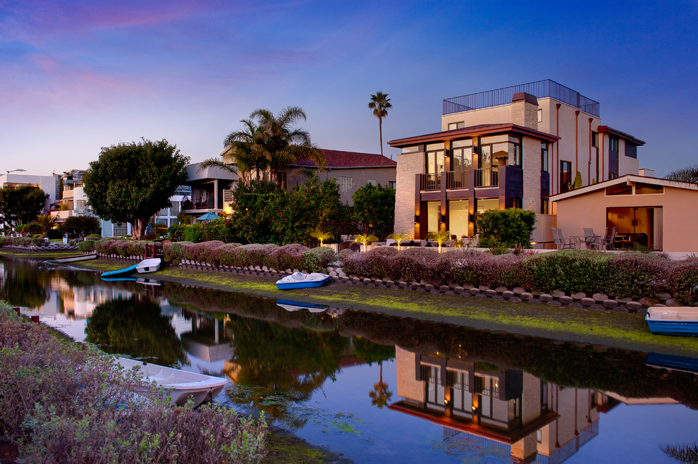 Grand Canal Venice Beach Contemporary Exterior Los Angeles by