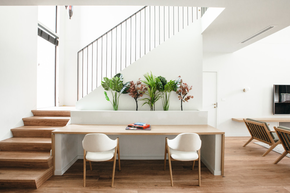 Contemporary dining room in Other.