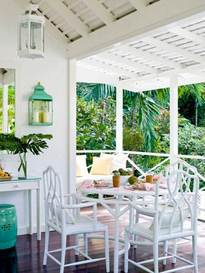 Inspiration for a beach style verandah in Perth.
