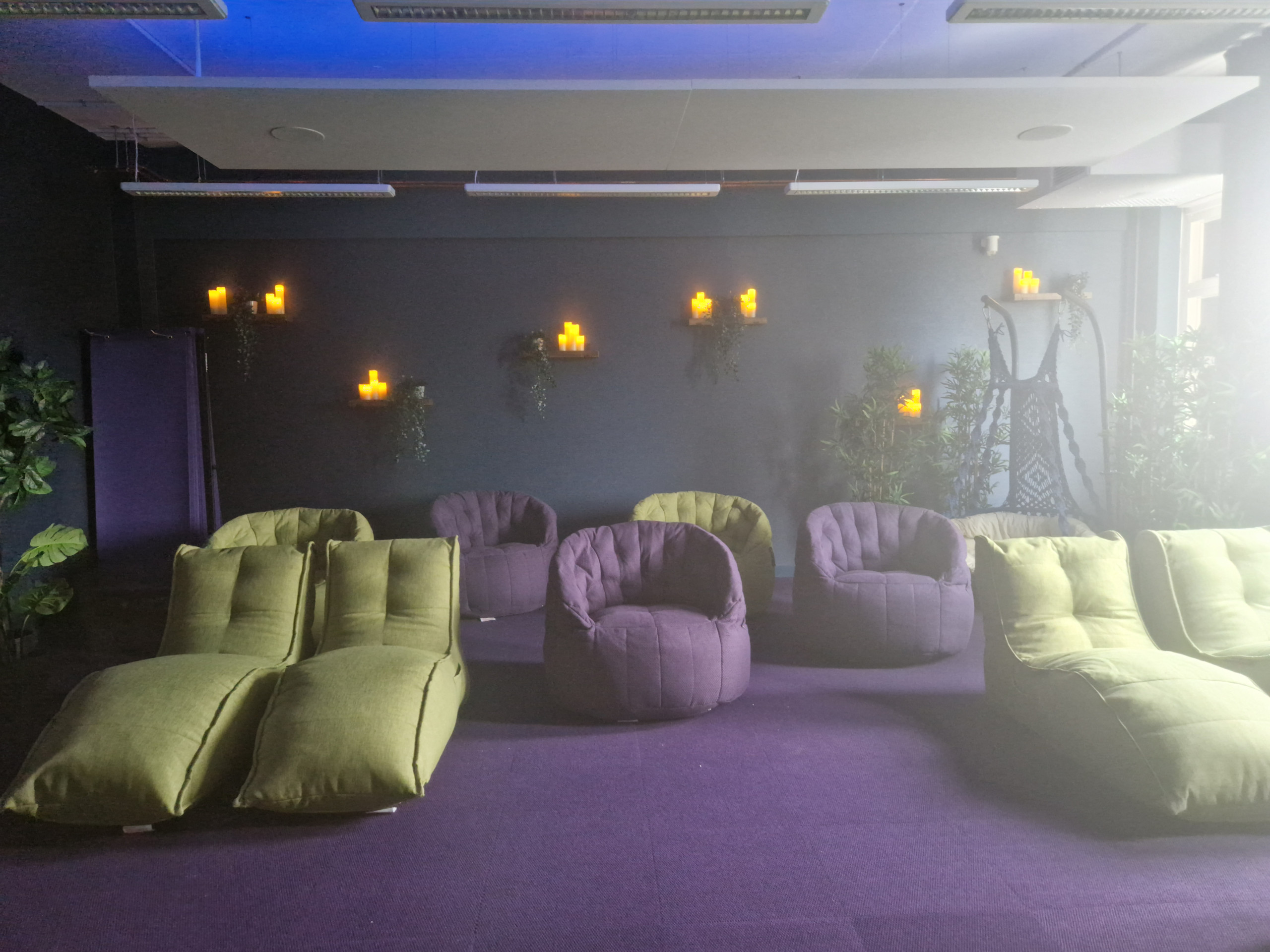 Classroom to Meditation Room Transformation