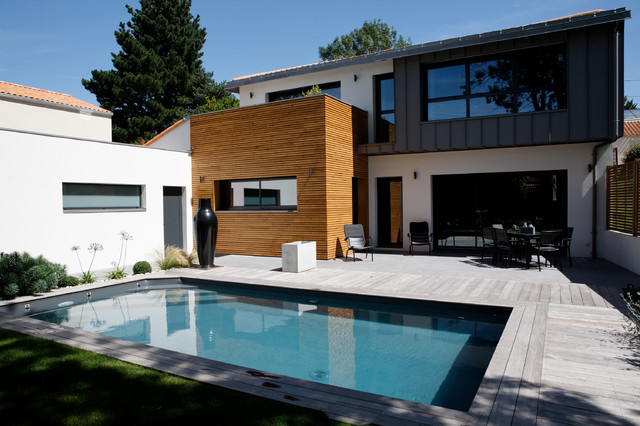 Piscine 3.5 x 7 - Contemporary - Pool - Nantes - by Caron ...