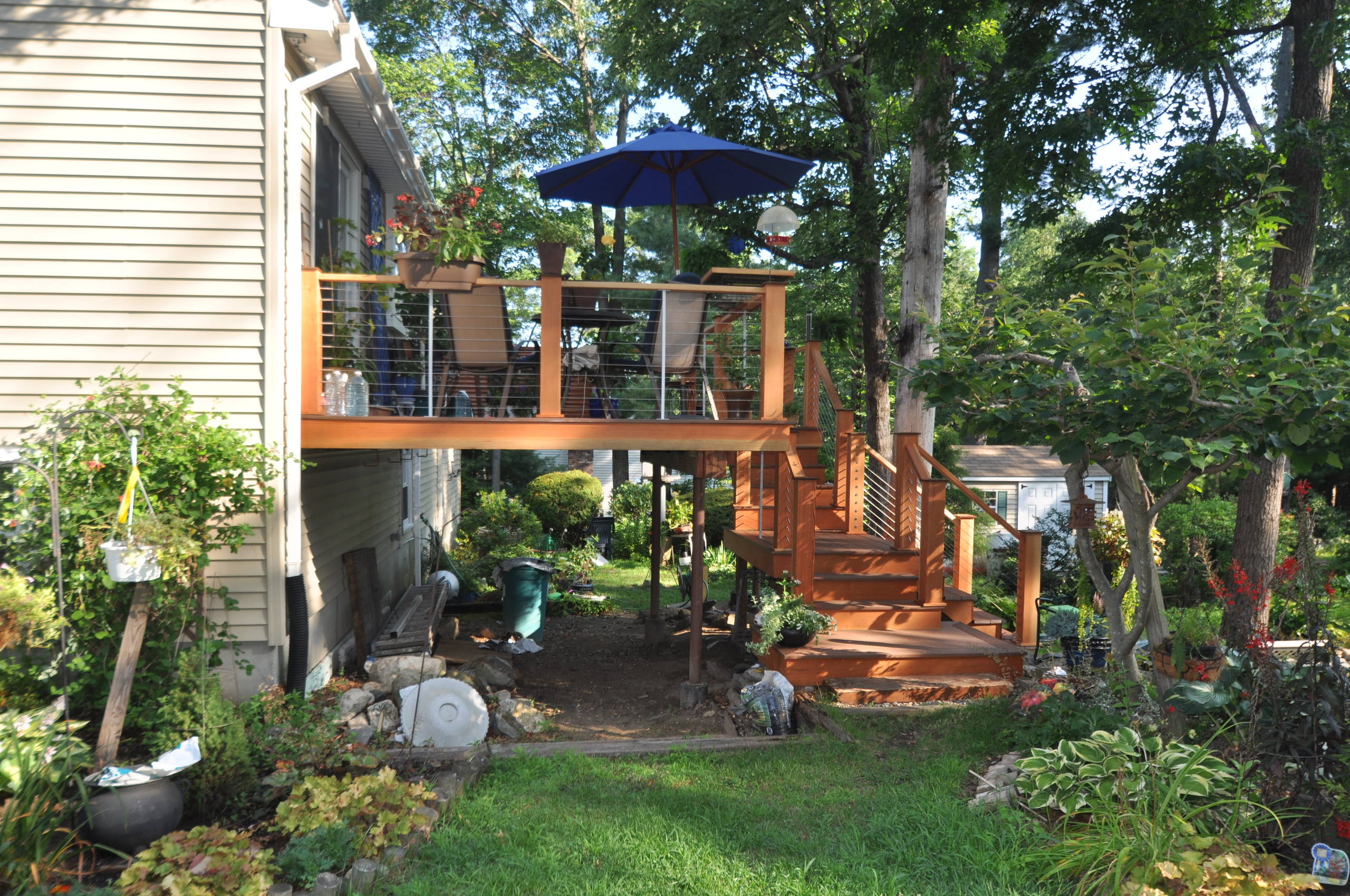 Deck - deck design and construction by Design 1 Kitchen & Bath in Burlington MA