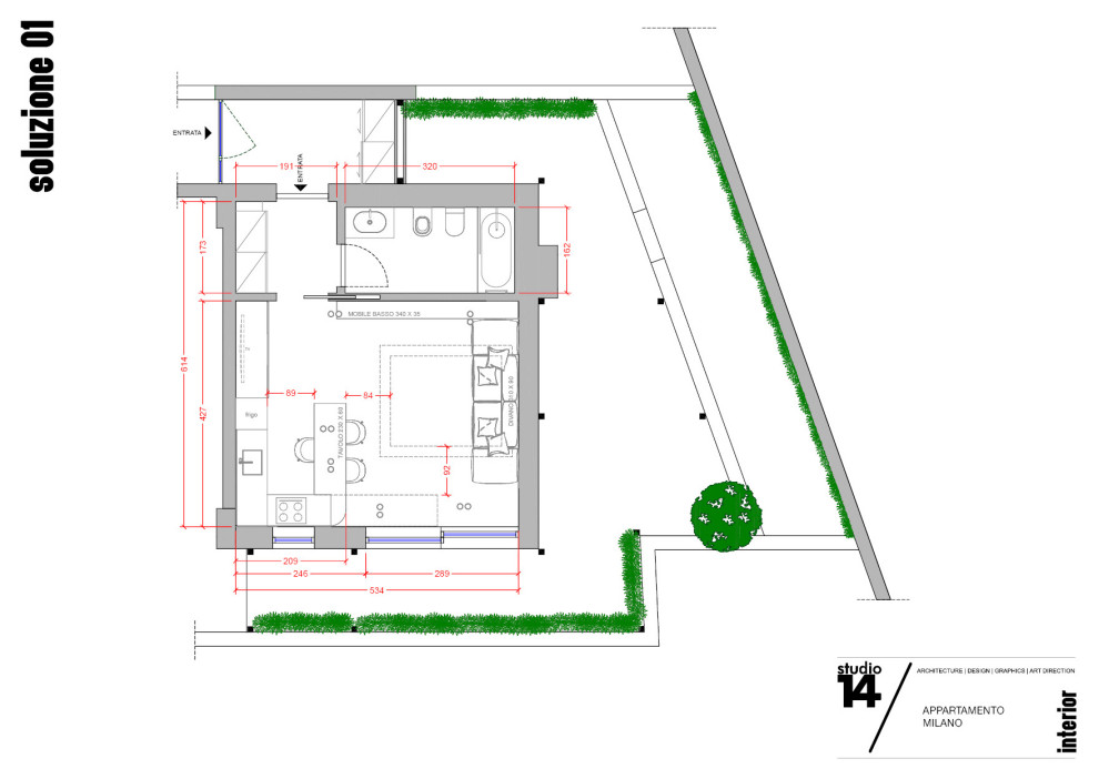 Monolocale Porta Nuova Milano