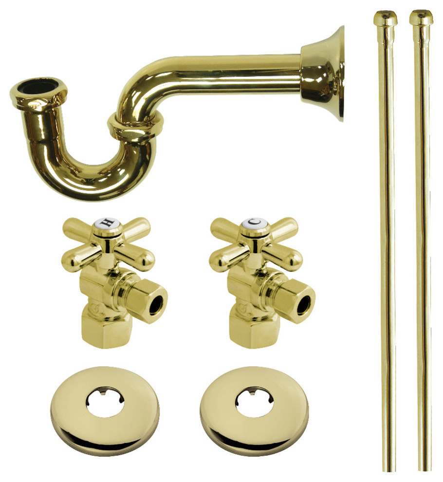 Kingston Brass Plumbing Supply Kit Combo Traditional Tub And Shower