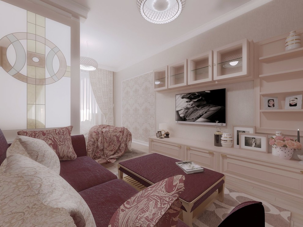 Бежевая романтика на 40 квадратных метрах.