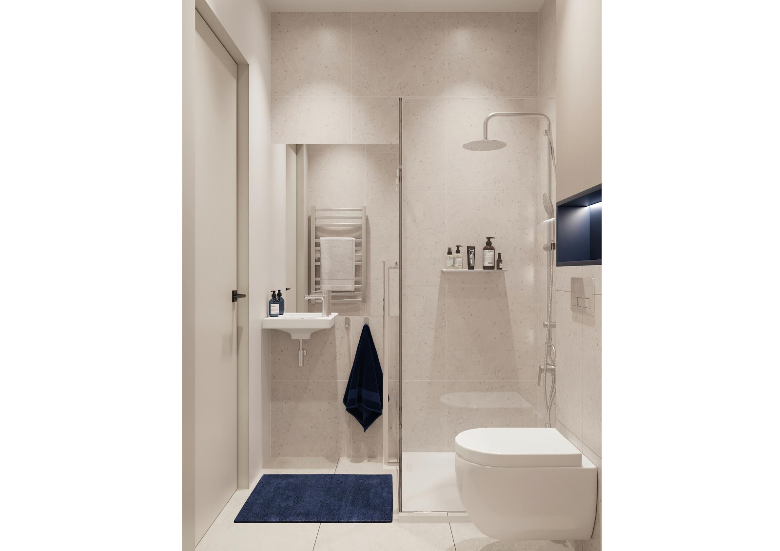 Яркий смешанный стиль в квартире 70 м2