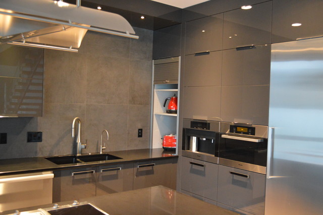 Appliance Garage Modern Kitchen Vancouver By Nexs Cabinets