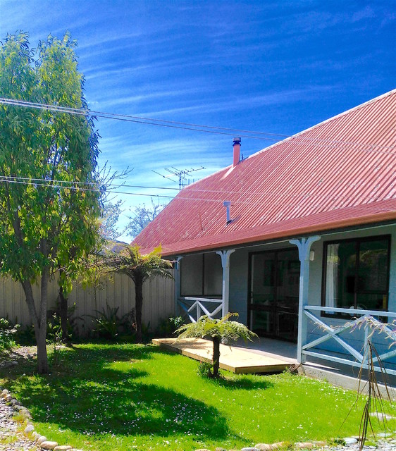 Motueka bnb rustik-fasad