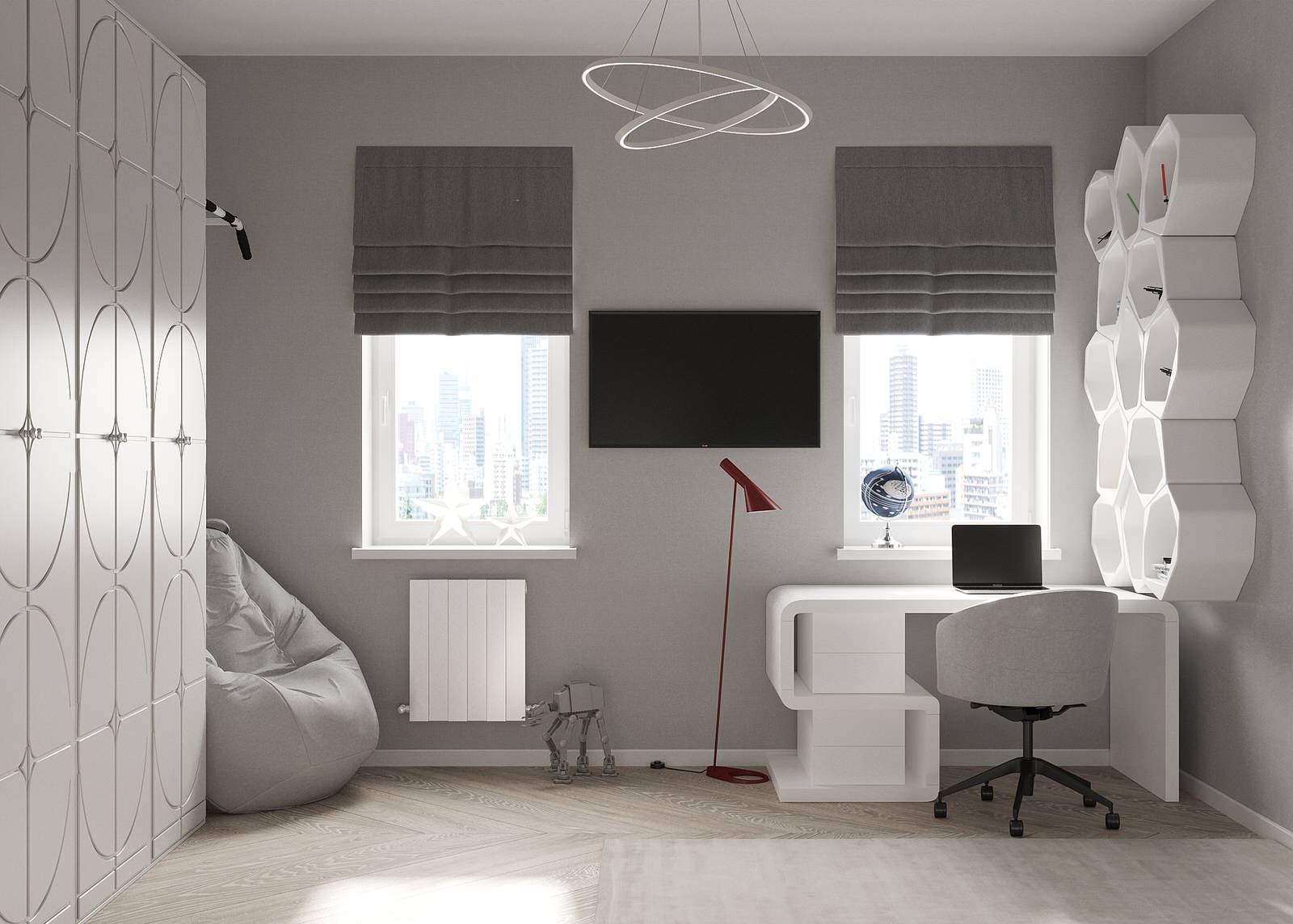 Детская в стиле футуризм 13 м2