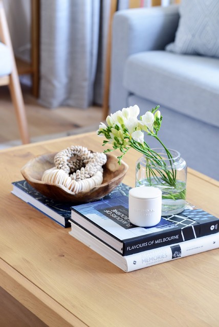 Lounge room Turramurra trendy-dagligstue