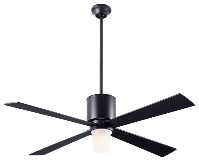 Lapa 17W LED Fan, Dark Bronze, 50" Black Blades Transitional