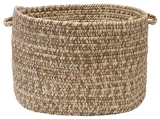 Colonial Mills Basket Corsica Moss Green Round