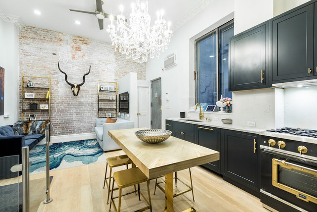 Greenwich Village Full Apartment renovation transitional-kitchen