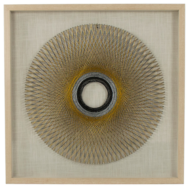 Abstract String Wall Art - Contemporary - Wall Accents - by HedgeApple ...