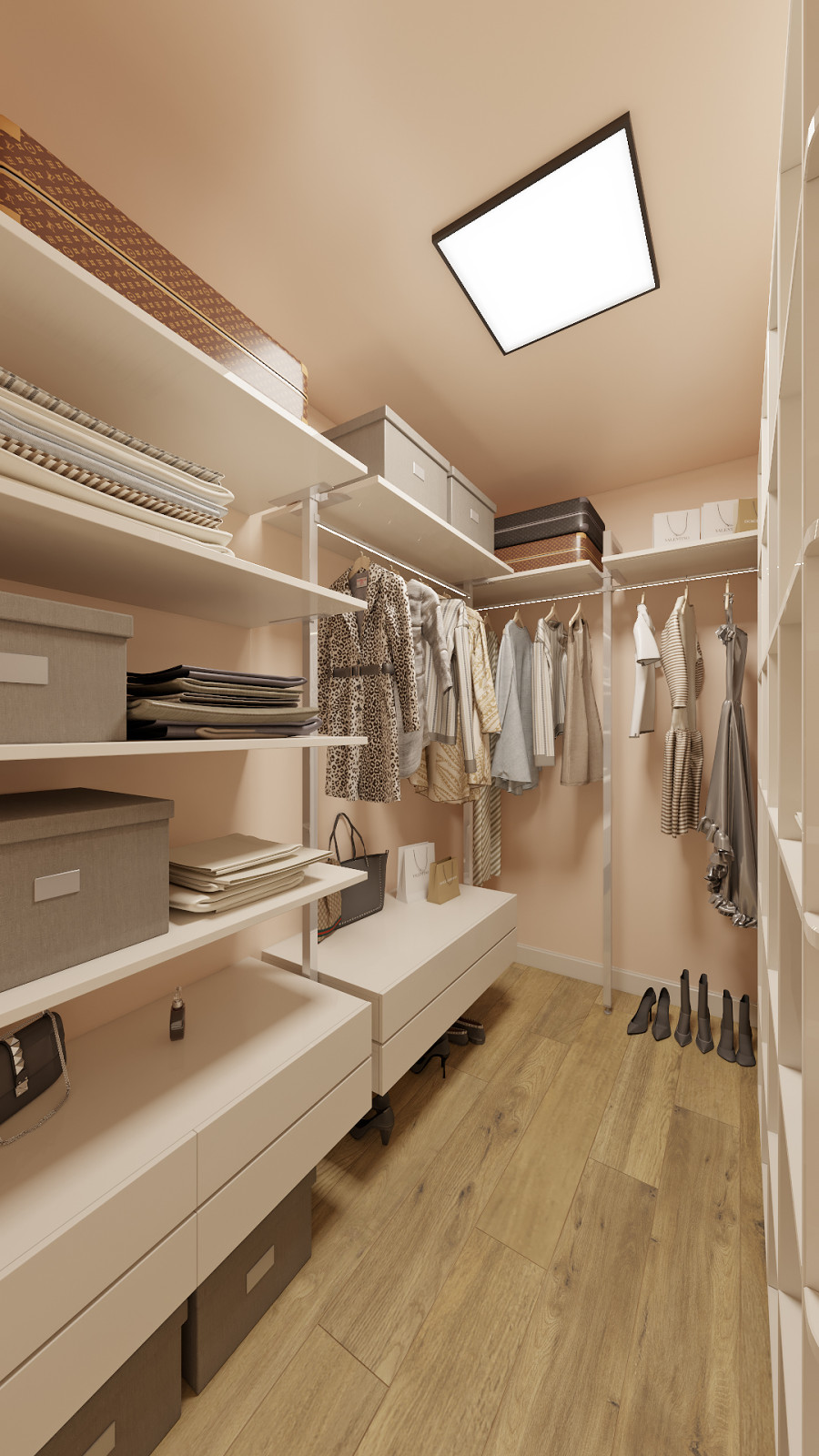 Дизайн двухкомнатной квартиры 44 м2