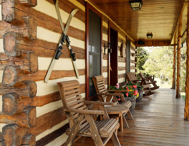 Front Deck rustic-entry