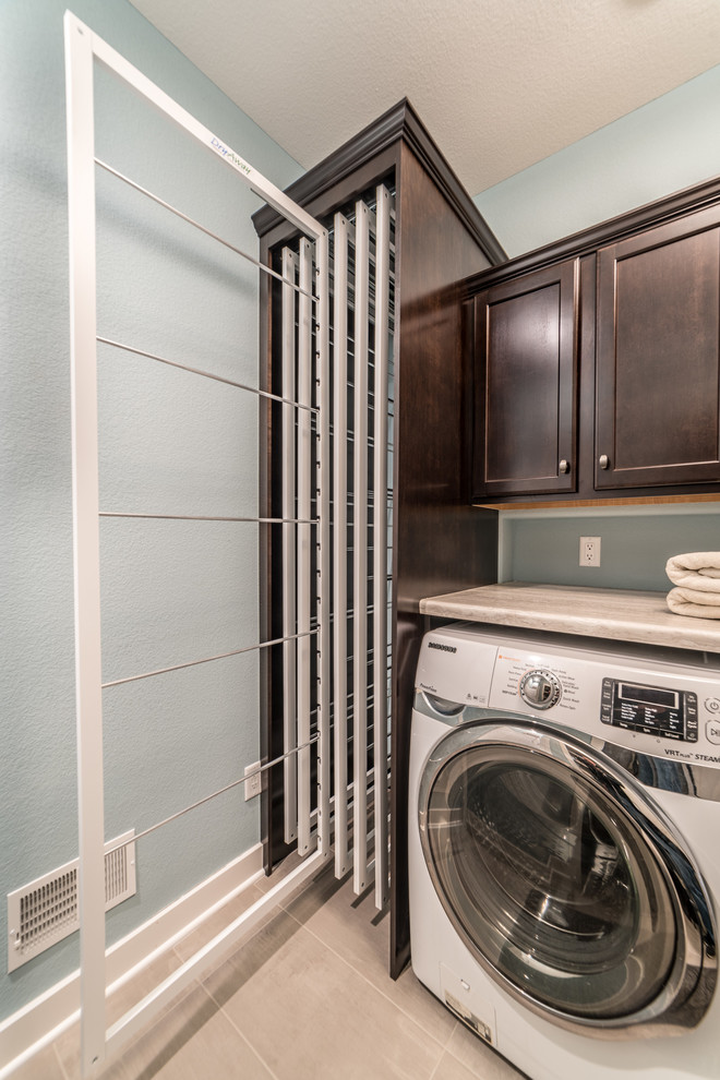 Inspiration for a transitional laundry room in Milwaukee.