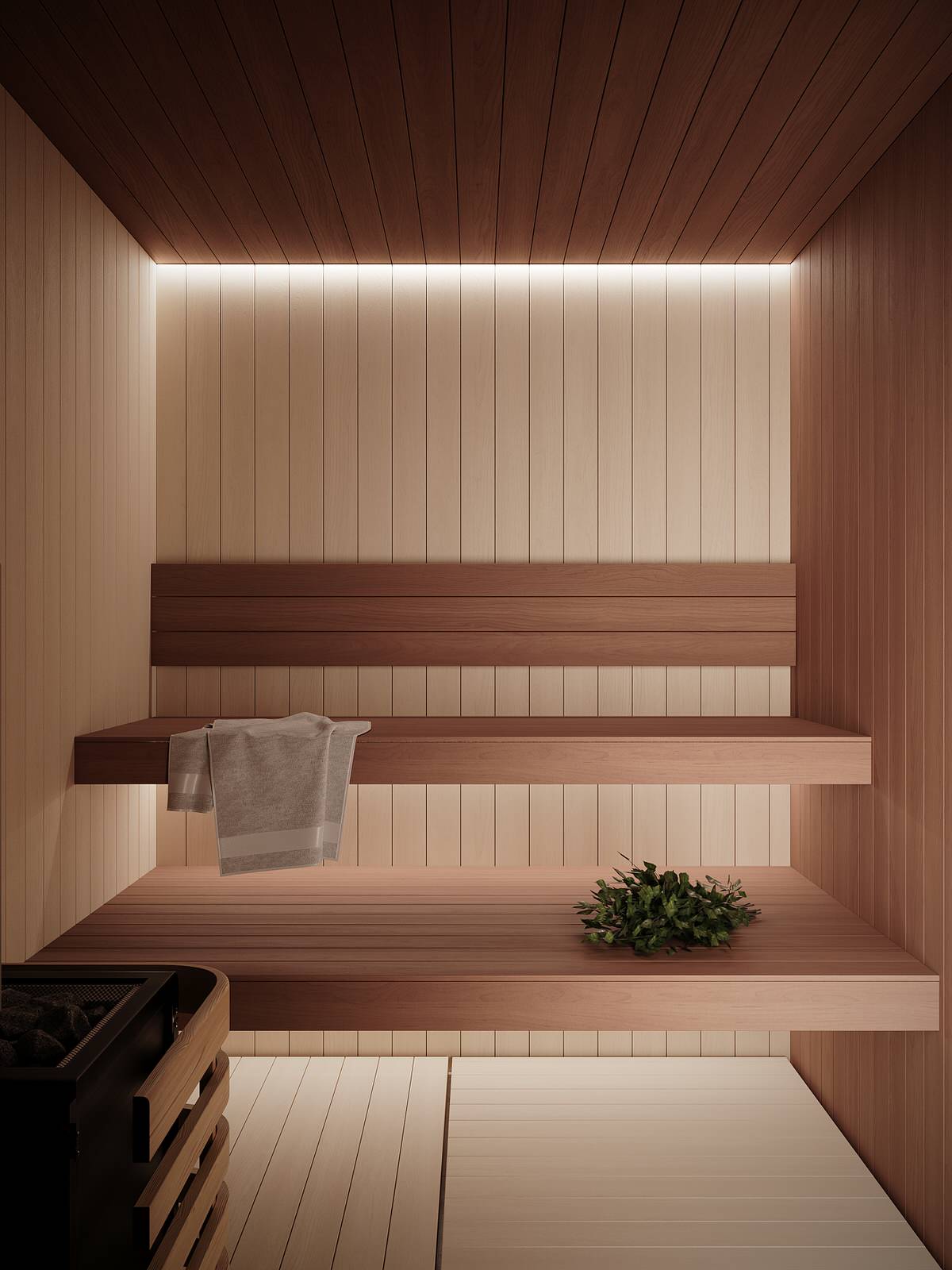 Небольшая частная баня 50 кв.м