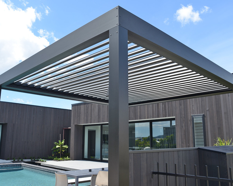 Opening Louvre Roofs Contemporary Sunroom Sydney by Vanguard