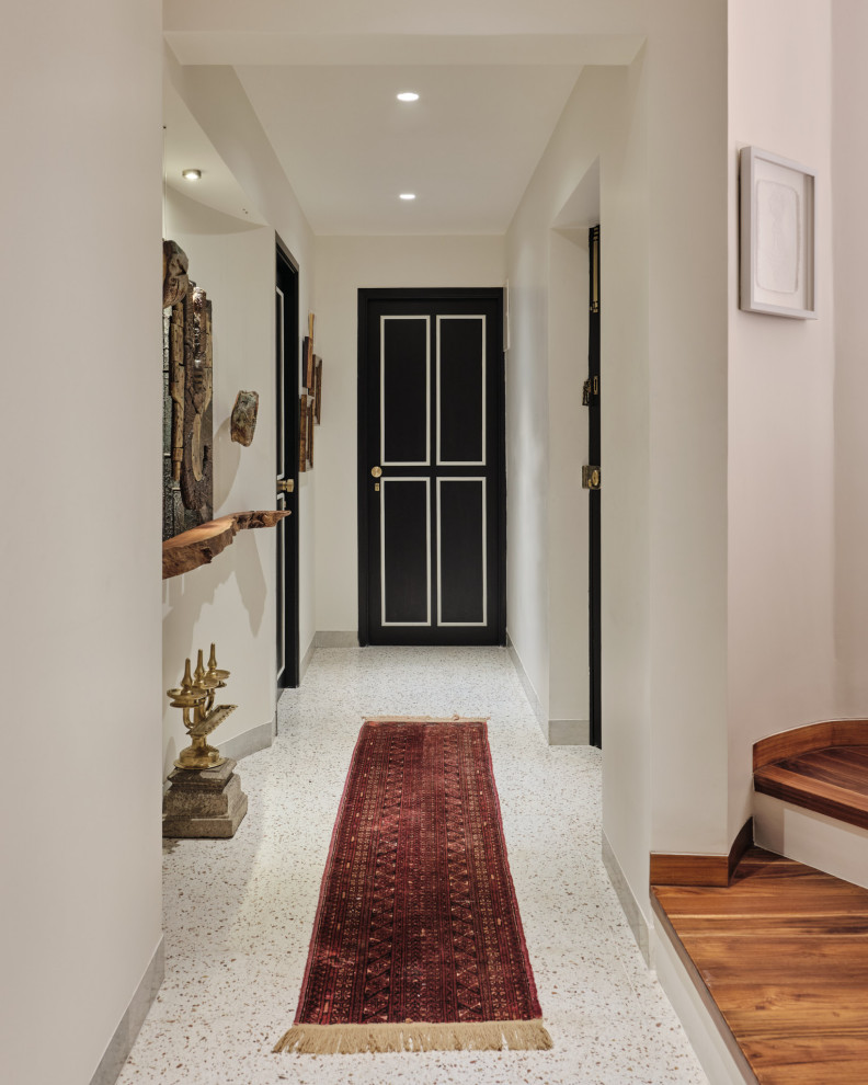 Example of an island style hallway design in Bengaluru