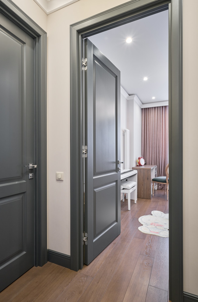 Квартира в серо-белых тонах