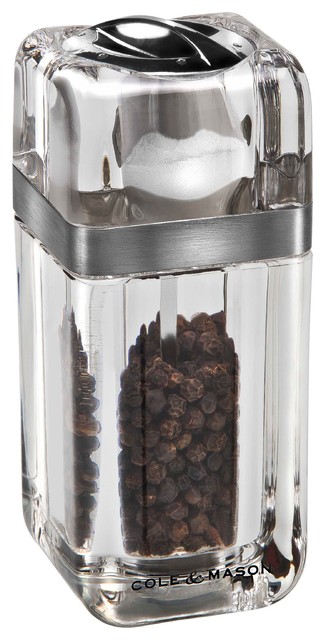 Cole Mason Kempton Pepper Grinder And Salt Shaker Combo Mill Cole Mason Kempton Pepper Grinder And Salt Shaker Combo Mill